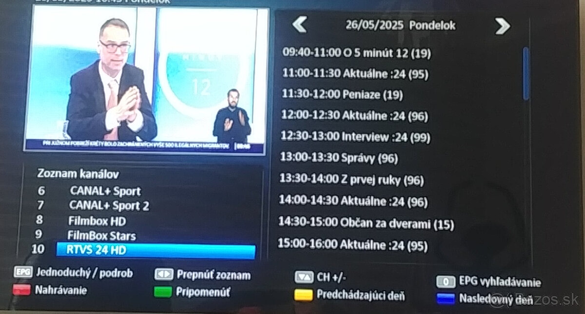 DENYS H.265 EU HD satelitný prijímač - 3