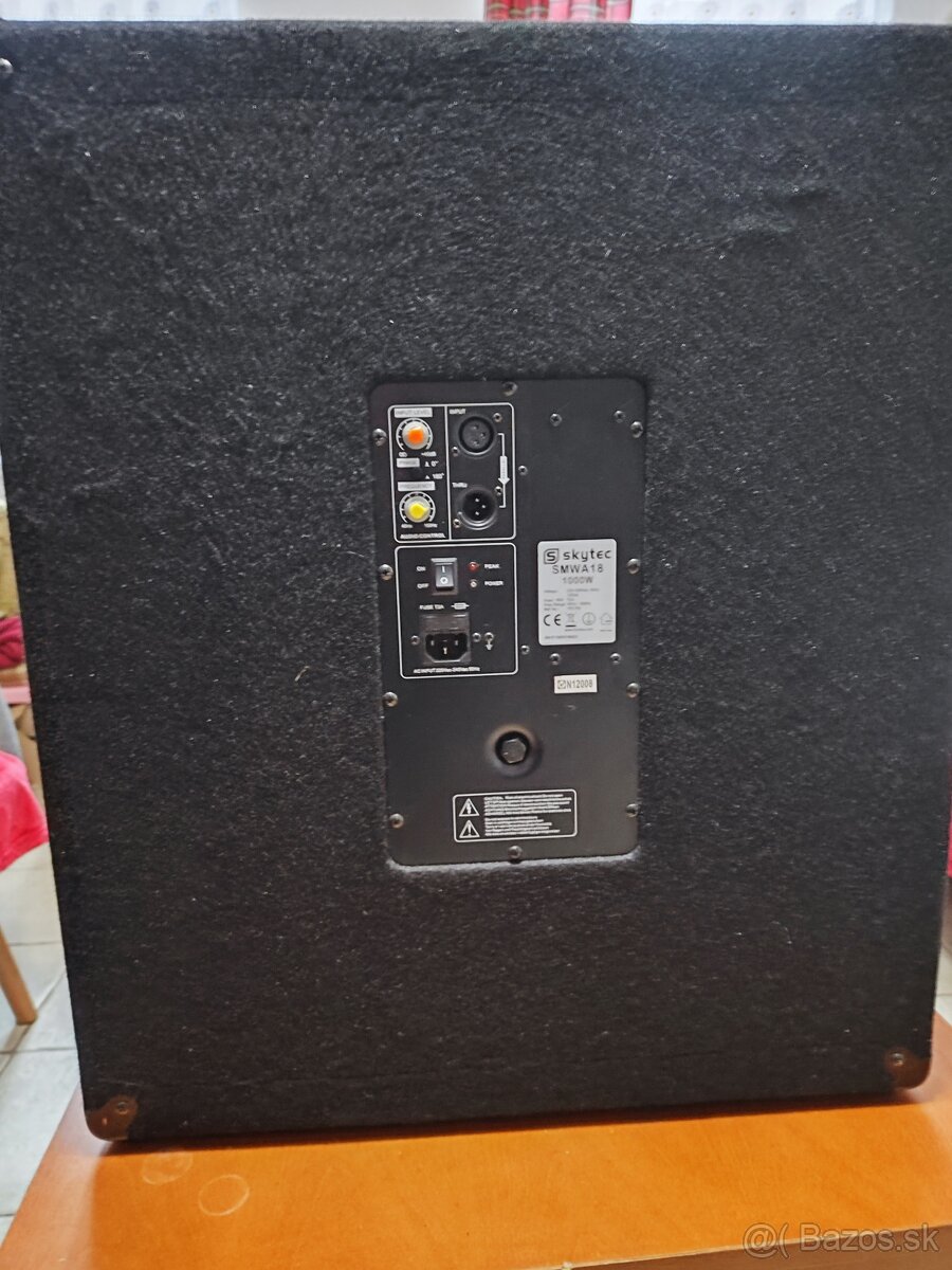 Predám 2ks subwoofer 1000W - 3