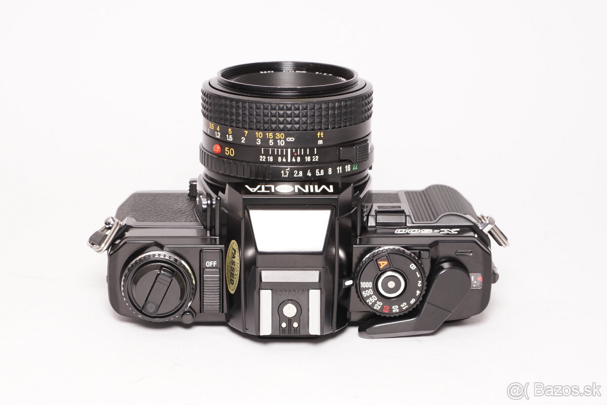 Minolta X-500, MD 50mm/1,7 - 3