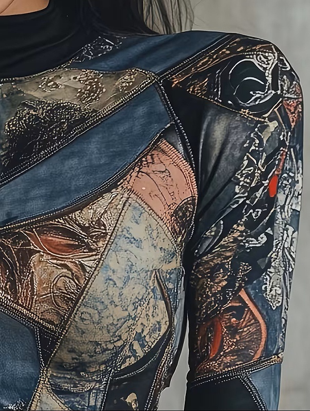 prekrásne Vintage tričko S - 3