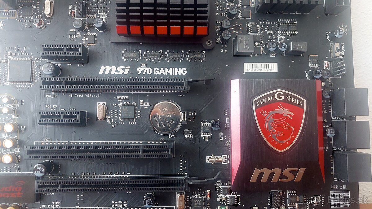 Predám základnú dosku MSI 970 Gaming, Socket AM3+ - 3