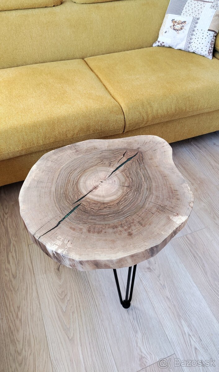 Epoxidový stolík- kávový/ odkladací/ nočný - 3