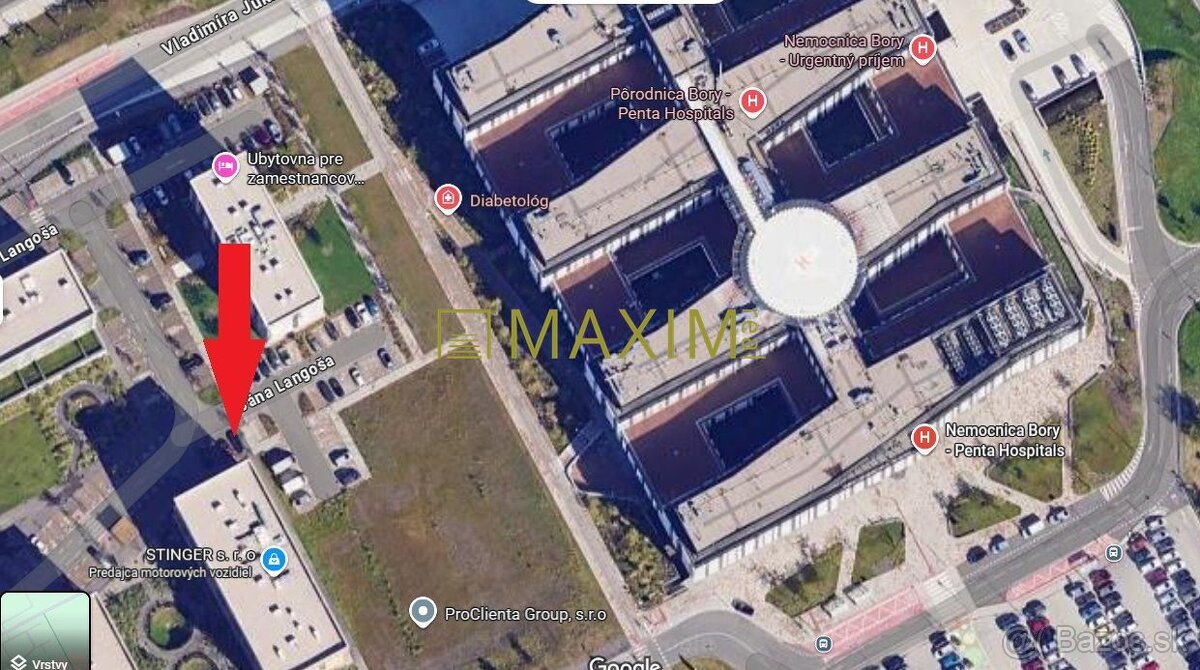 Parkovacie miesto Bory Promenáda, pri nemocnici - 3