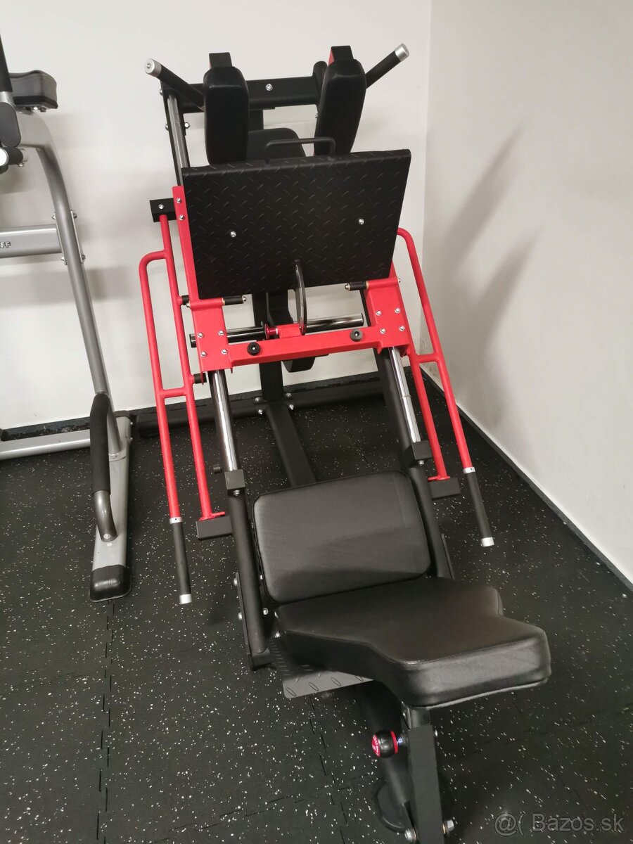 Leg press, hack dřep stroj - 3
