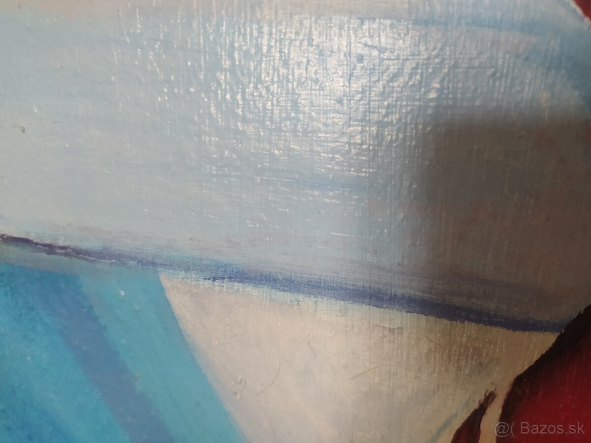 Dama v cervenom, obraz - 3