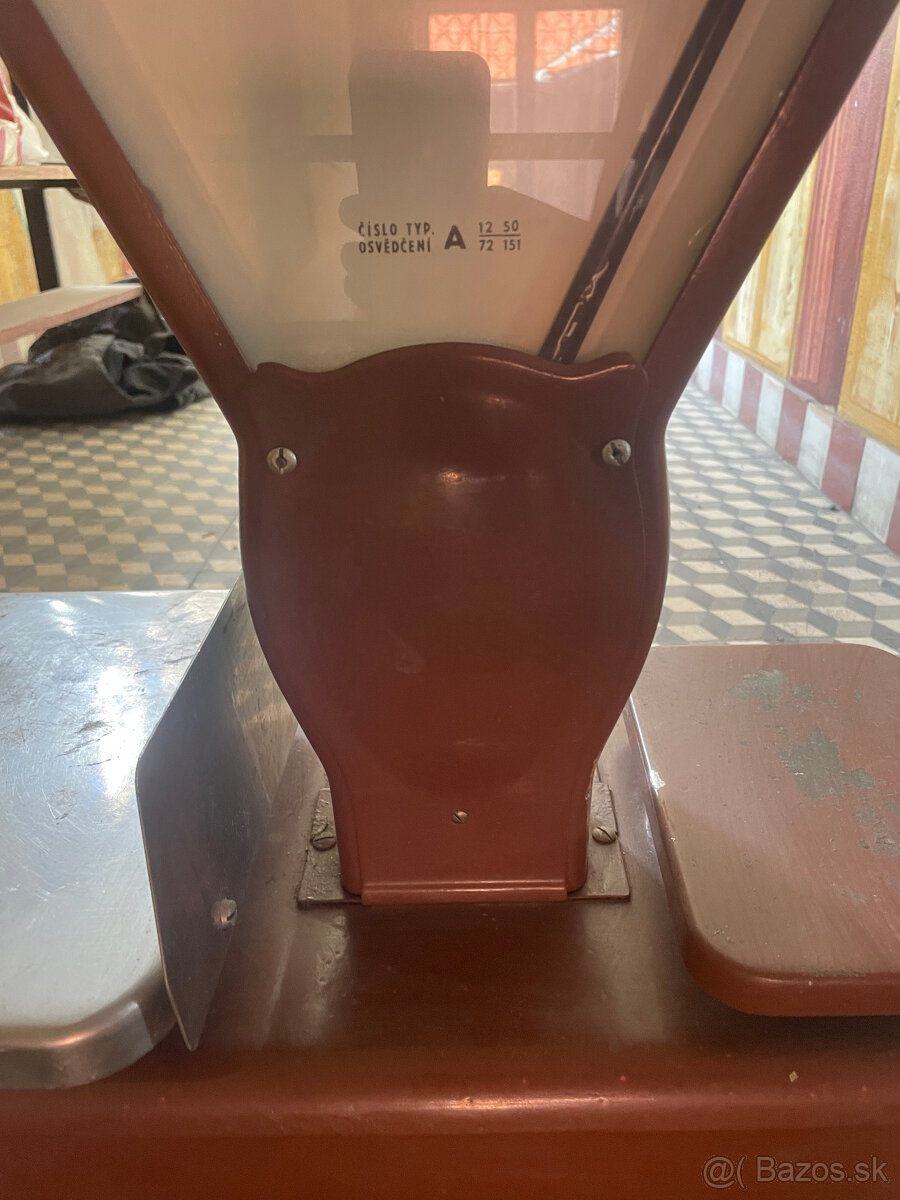 ⚖️ Retro obchodná váha TRANSPORTA Úpice (1976) - 3