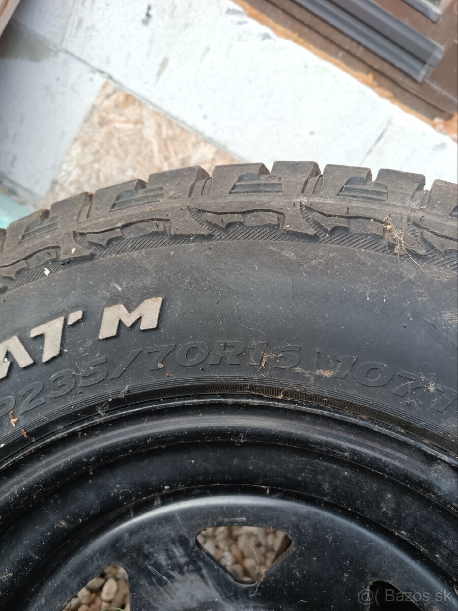 Pneumatiky s diskami Hankook P236/70 R16 m+s - 3