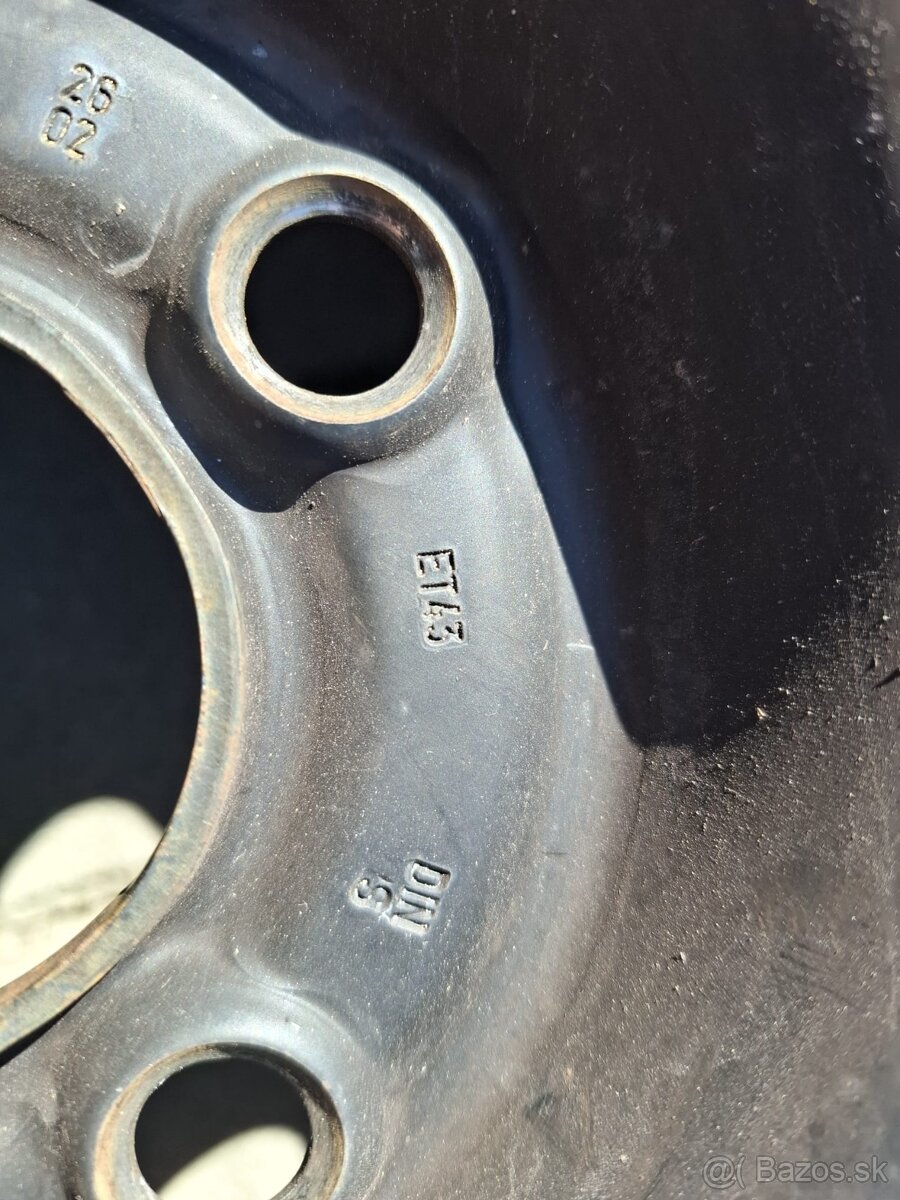 Plechové disky R14, 4x100, VW - 3