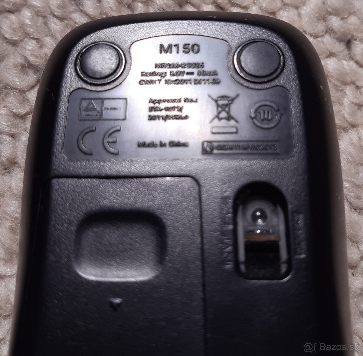 Mys k PC zn. Logitech M150, 3 tlacitkova
- 3