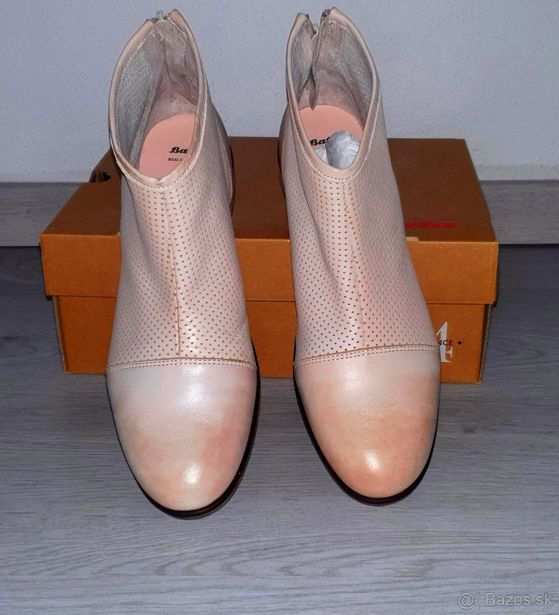 Prechodné kožené topánky BAŤA v.40 - 3