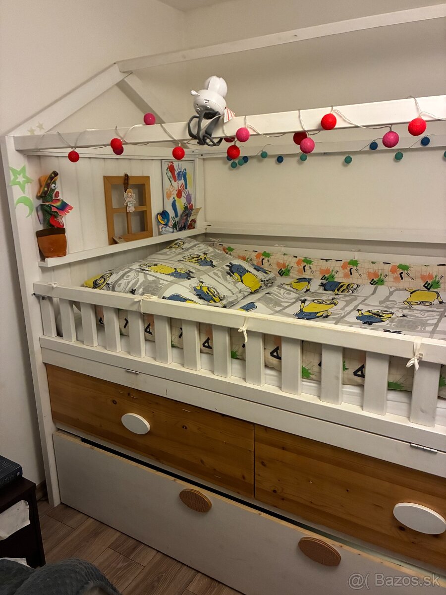 Detská drevená posteľ - 3