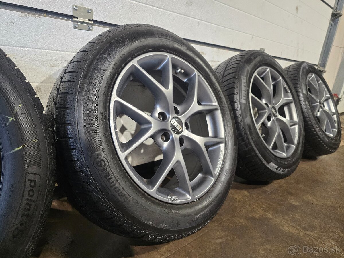 Zimná Sada BBS 5x112 X1 F48, X2 F39+Zimné Pneu 225/55 R17 - 3