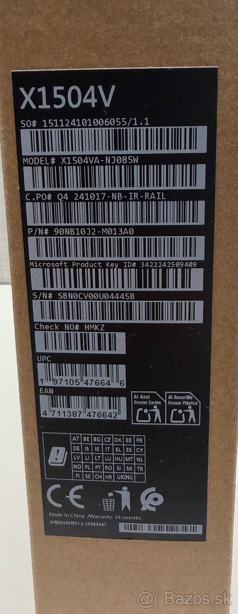 ASUS Vivobook X1504V - komplet nový - 3