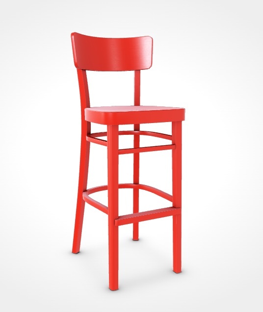 Stoličky TON / čierna alebo červená - 3