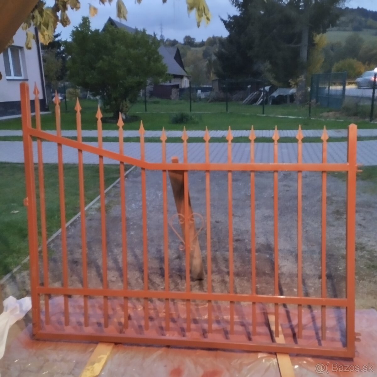 Dvojkridlová brána + branička - 3