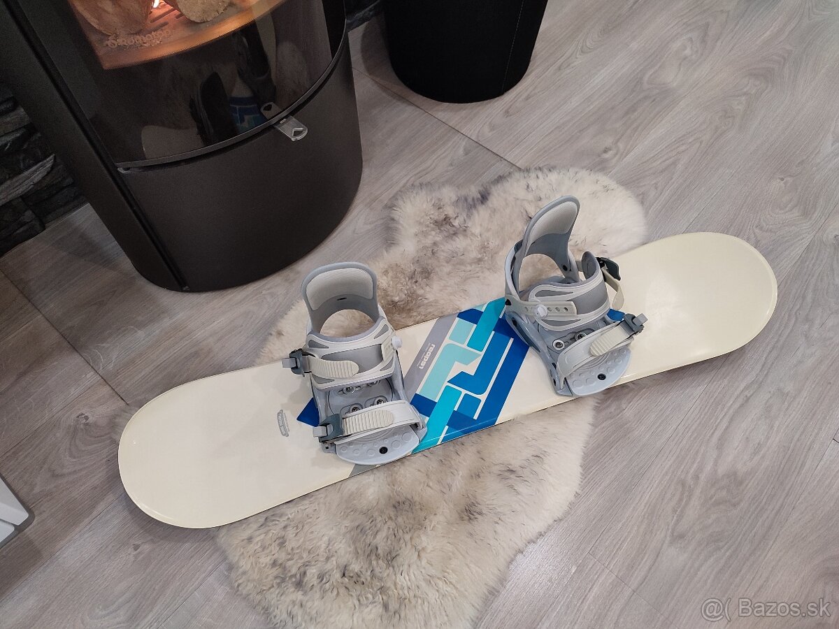 Snowboard 110 cm s viazaním - 3