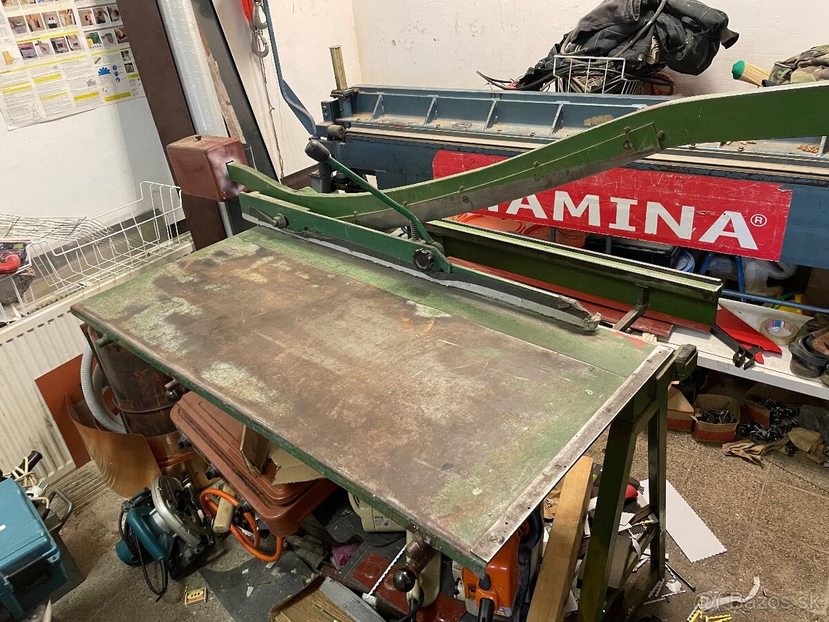 Zakružovačka, ohýbačka a tabuľové nožnice na plech - 3