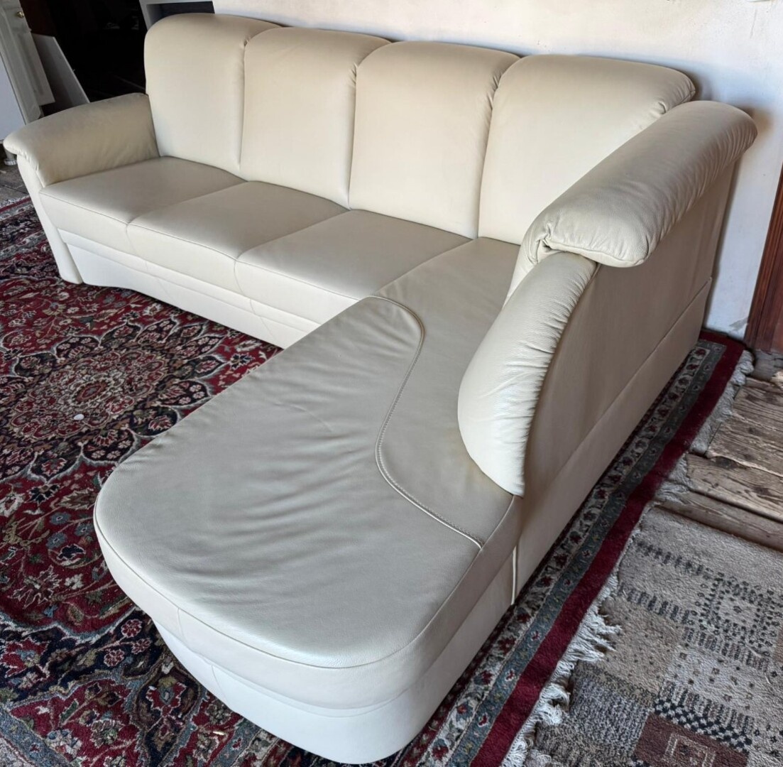 Kožená rohová sedačka, 5249 - 3