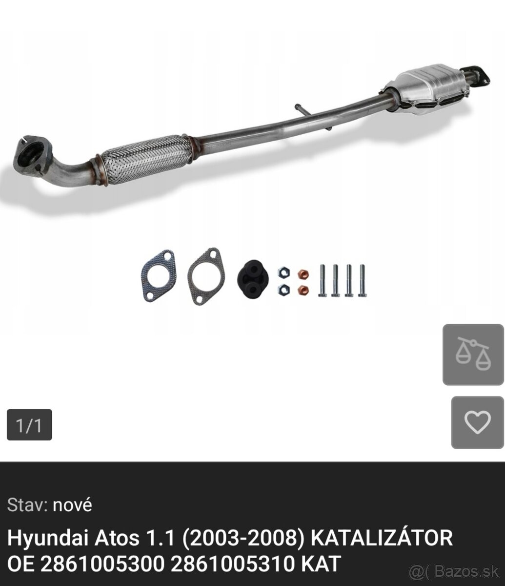 Hyundai Atos výfuk - 3