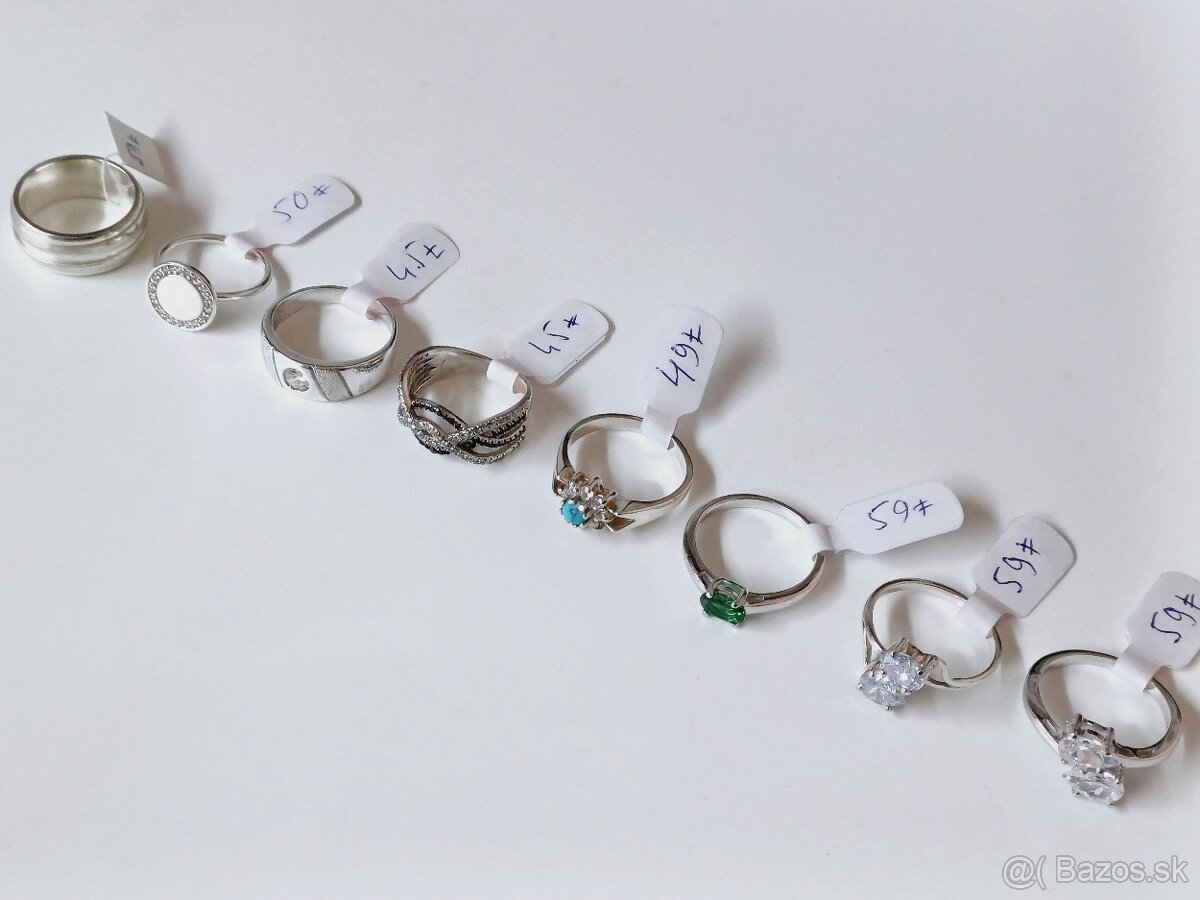 Krasne strieborne prstene - 3
