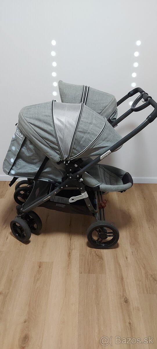 Kočík pre dvojičky Valco Baby Snap Ultra Duo - 3