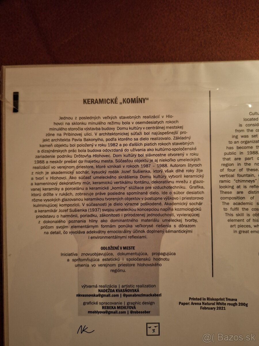 Grafika Kvasňovská - komíny Sušienka - 3