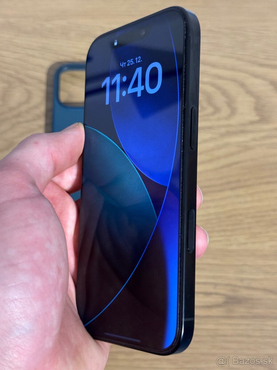 iPhone 16 Pro 128GB – čierny – TOP stav - 3