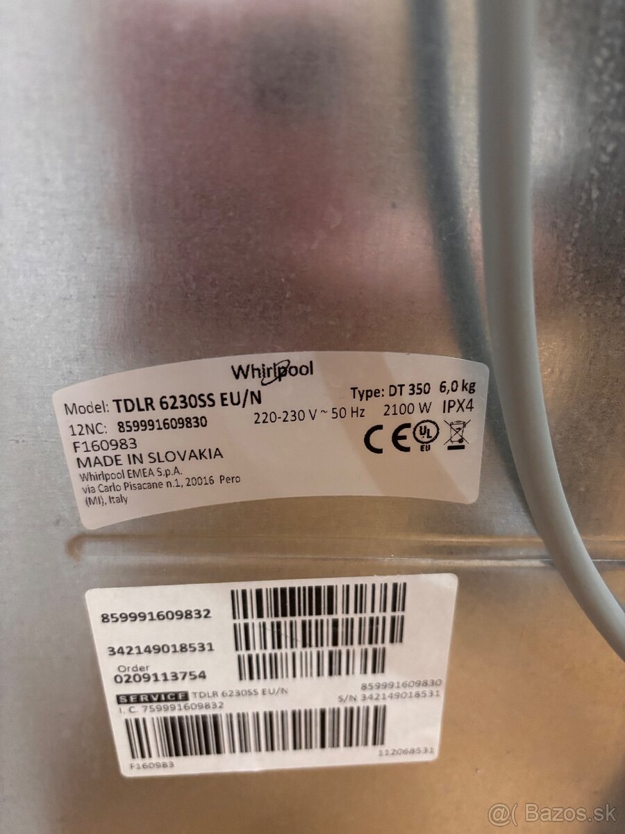 Práčka Whirlpool - 3