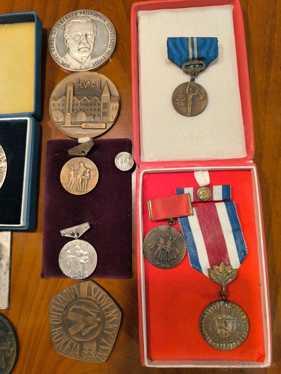 ďalšie medaile zo socializmu - 3