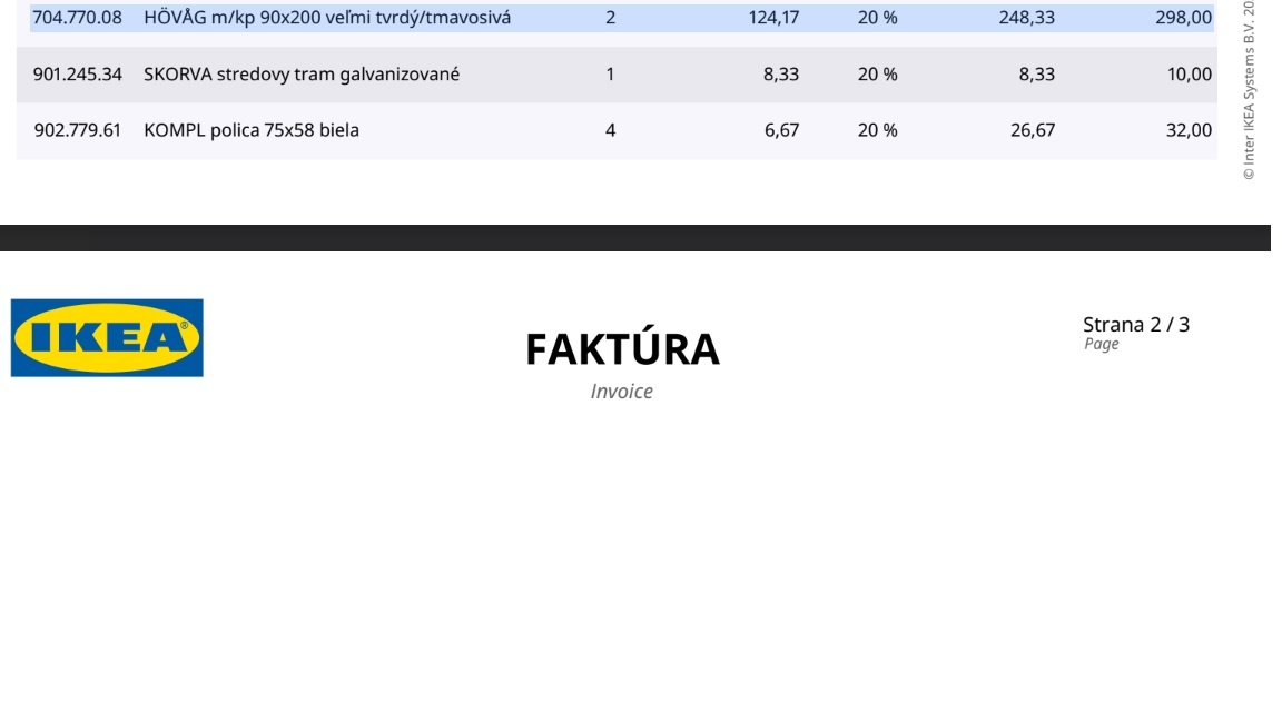 Ikea - Hövag matrace 90x200 - 3