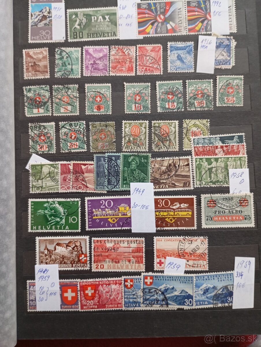 Album známok Švajčiarsko, Francúzsko - 3