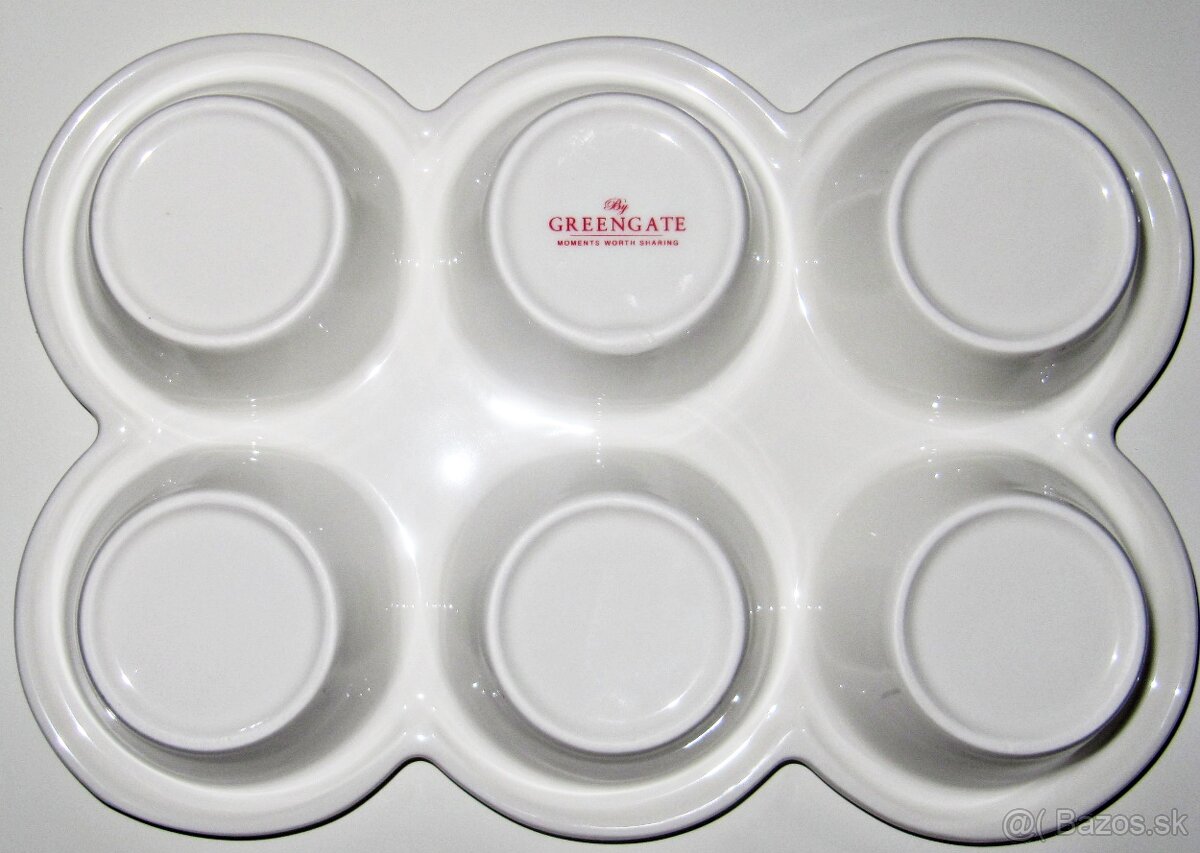 Vianočná porcelánová misa Green Gate - 3