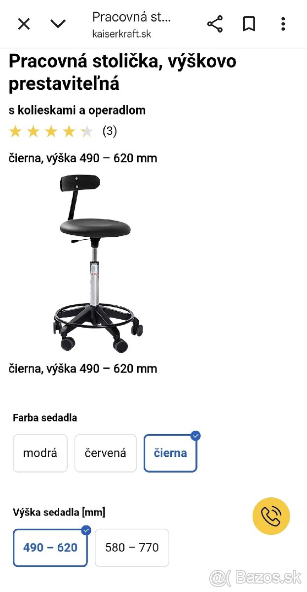 Stolička Keiserkraft - 3