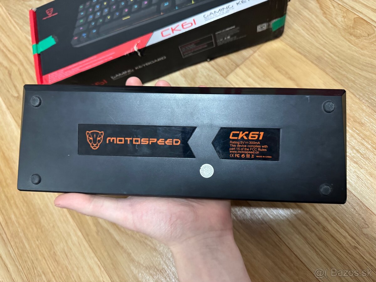 Herná klávesnica motospeed ck61 - 3