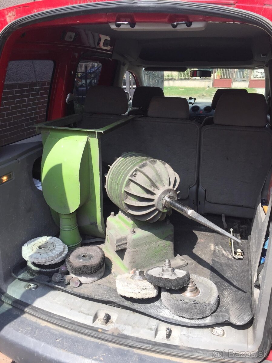 Leštička púlirka brúska dvojkotúčová. - 3