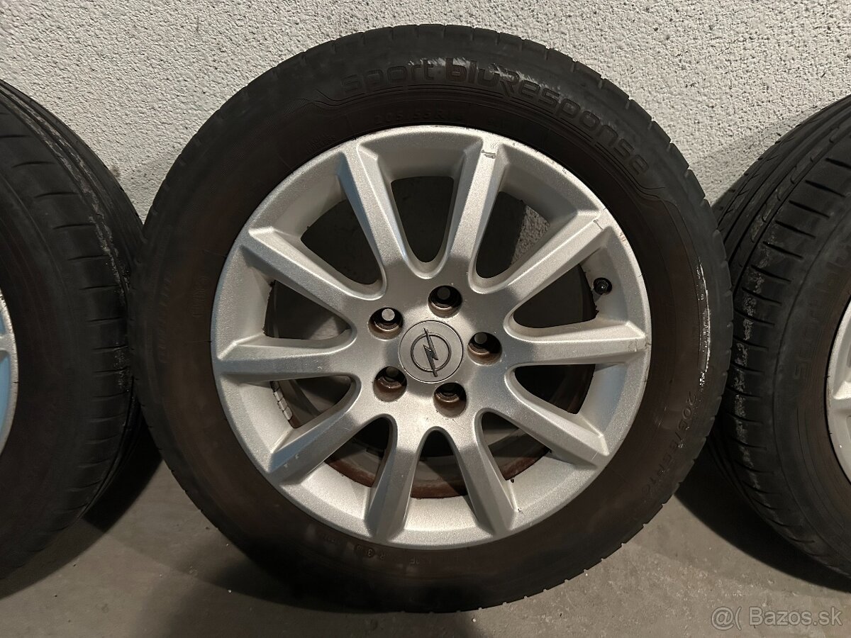 komplet ALU + pneu opel vectra 205/55 R16 - 3
