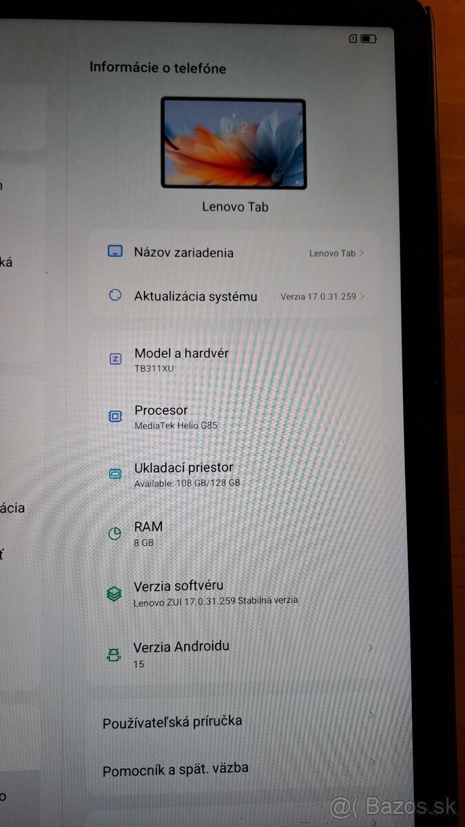 Predám plne funkčný tablet Lenovo Tab + Folio Case - 3