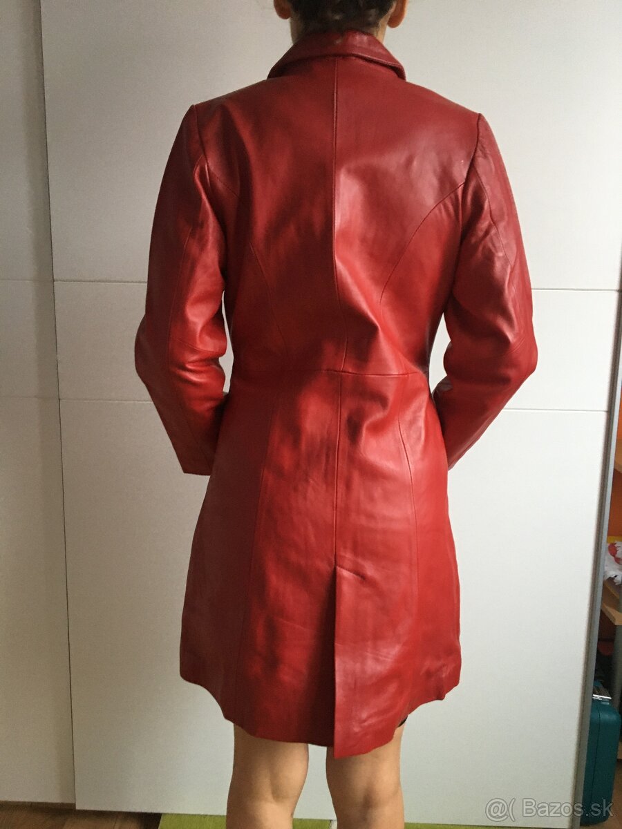 Predam lacno kabat pansky, fialovy- velk L - 3