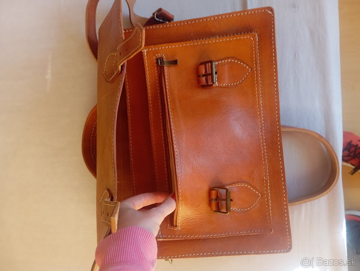 Kožená unisex kabela - 3