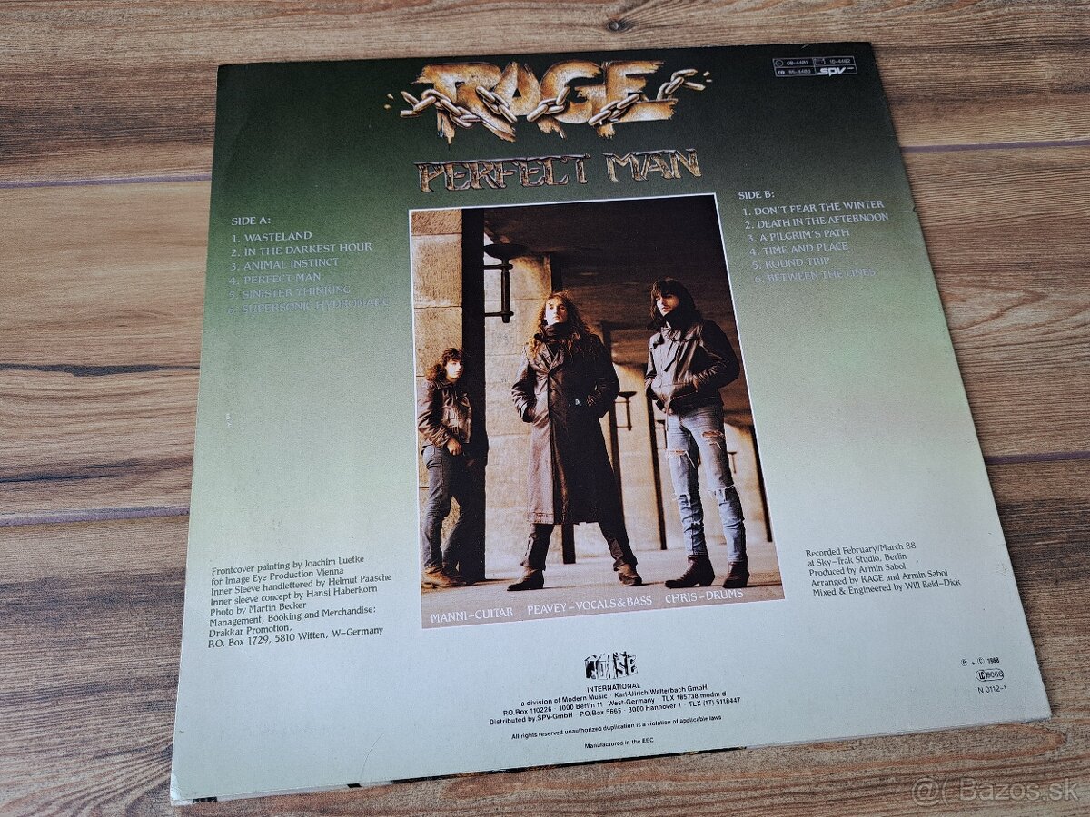 Lp RAGE - Perfect Man - 3