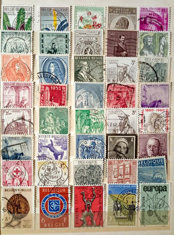 Predám poštové známky BELGICKA - 3