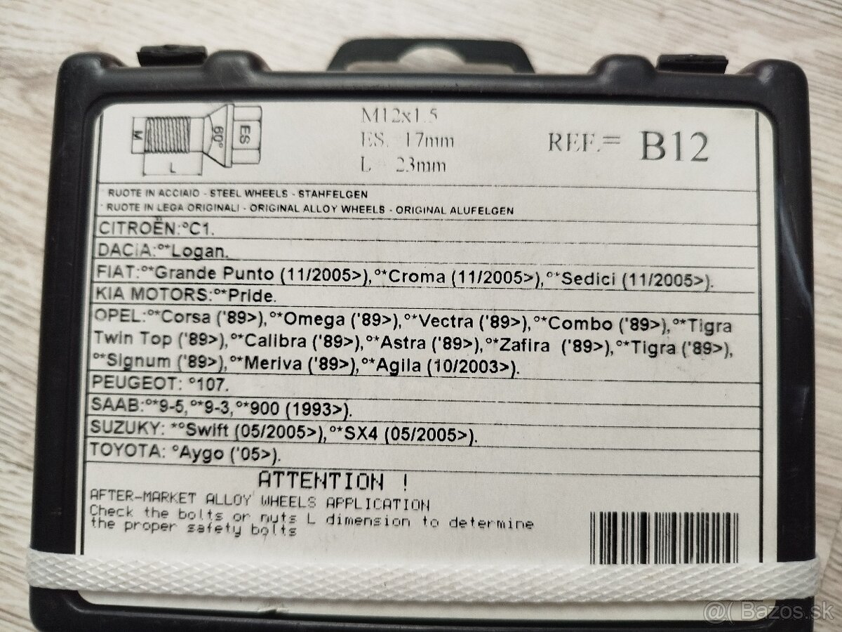 predám bezpečnostné skrutky - 3