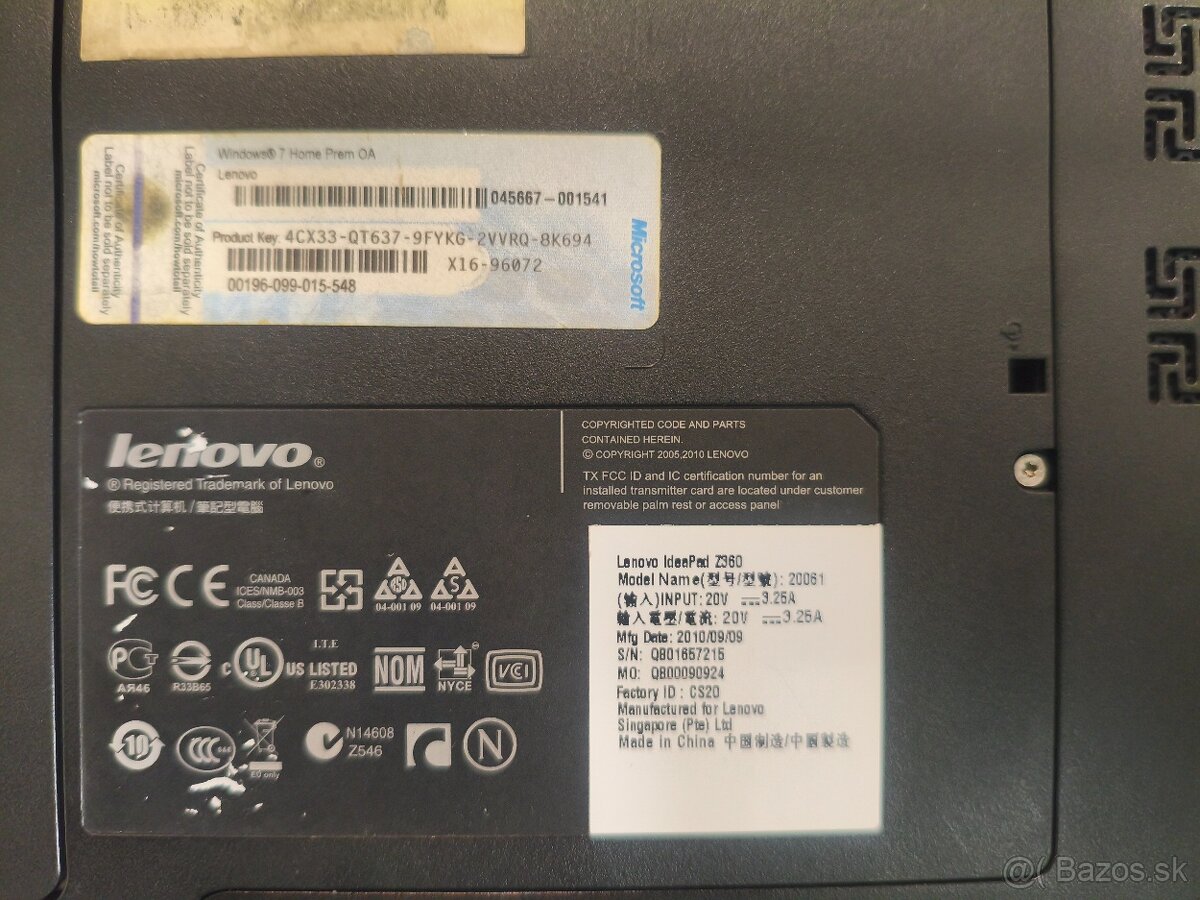 Lenovo IdeaPad Z360 - 3