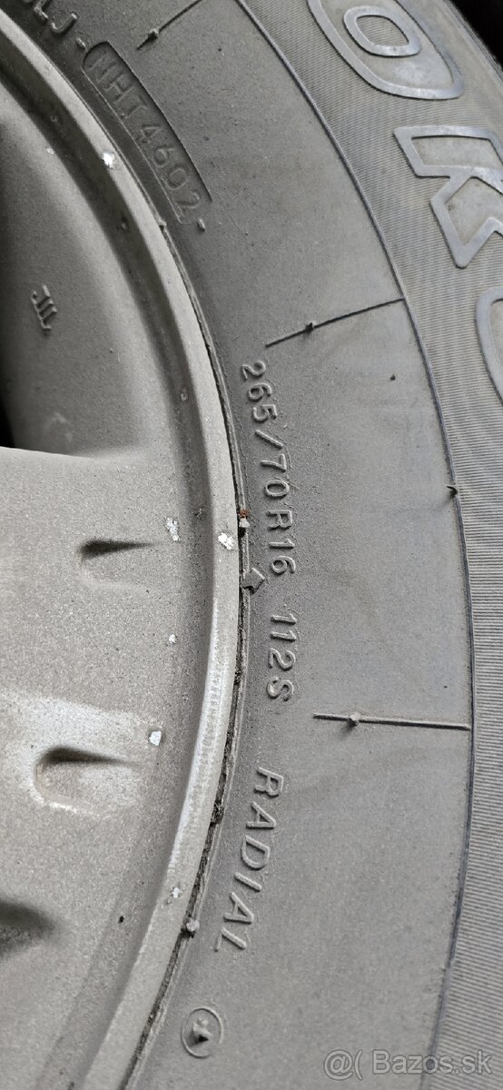 Yokohama geolander 265 70 r16 - 3