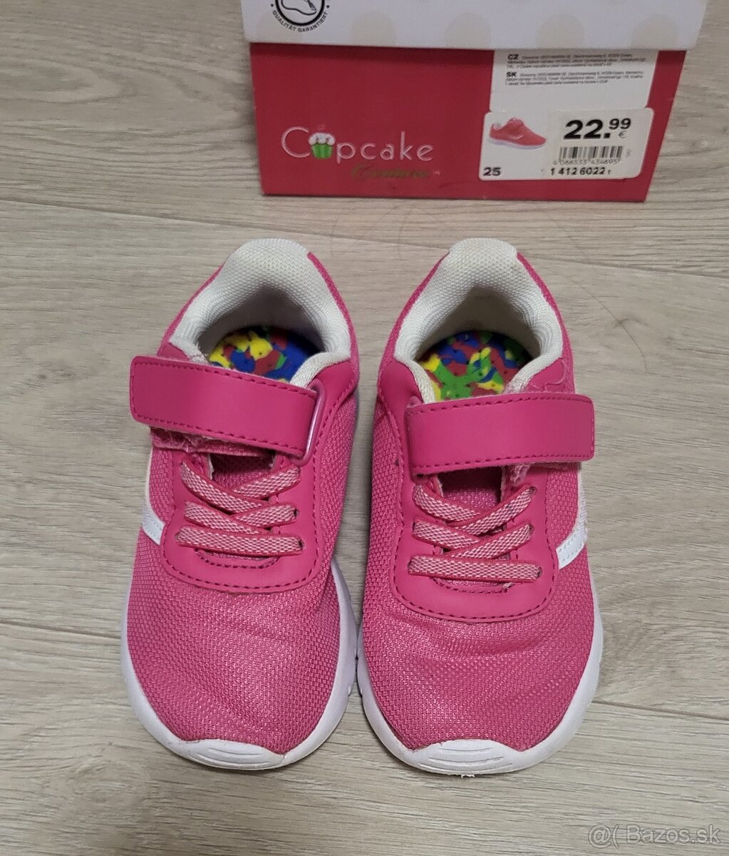 Tenisky Cupcake Couture vel 25 + vlozka PROTETIKA zadarmo - 3