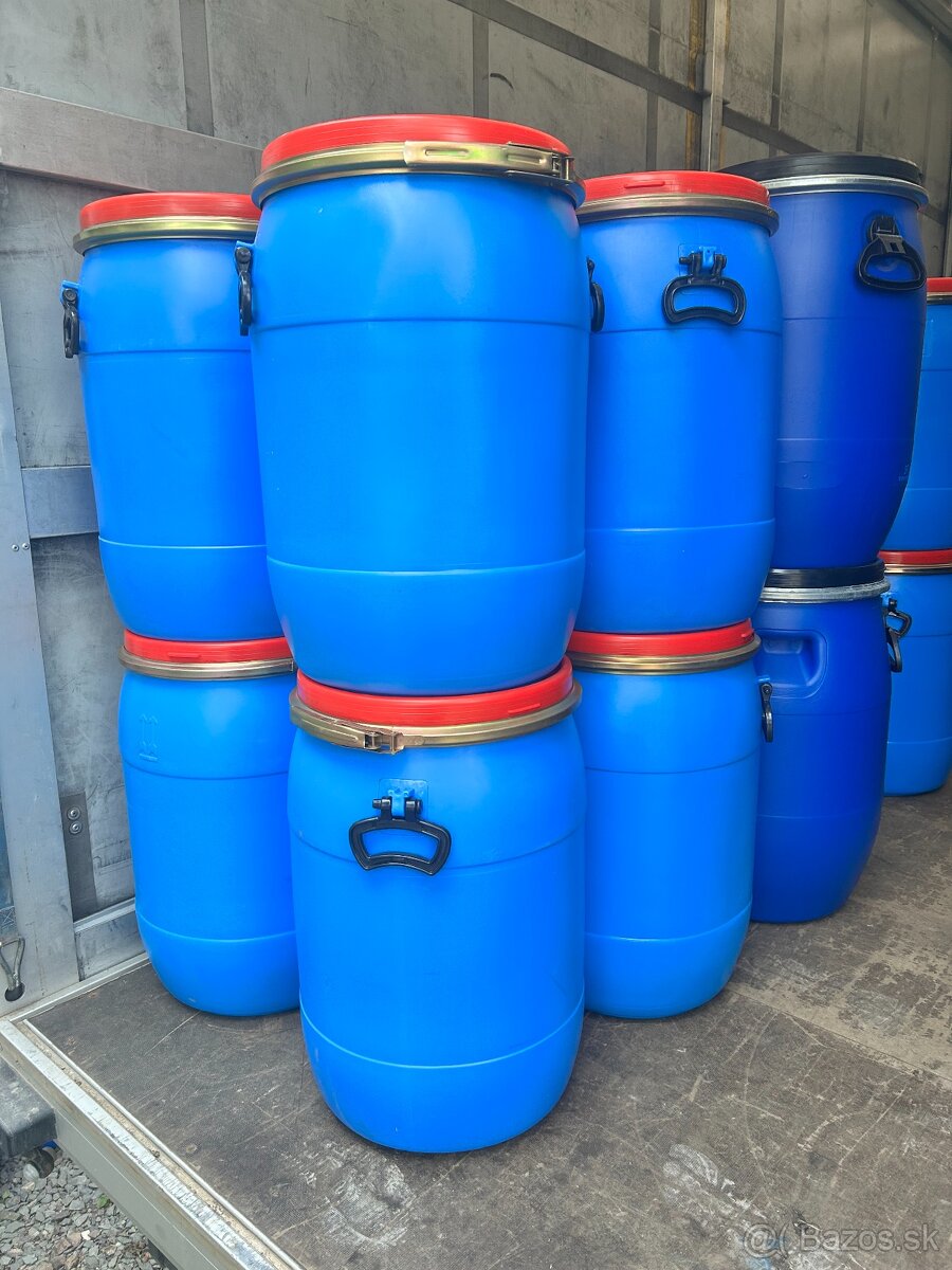 Plastové sudy, plechové + dovoz - 3