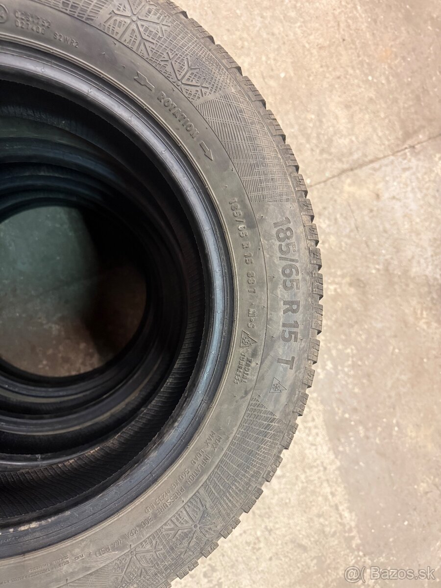 Pneumatiky zimne Continental 185/65 R15 - 3