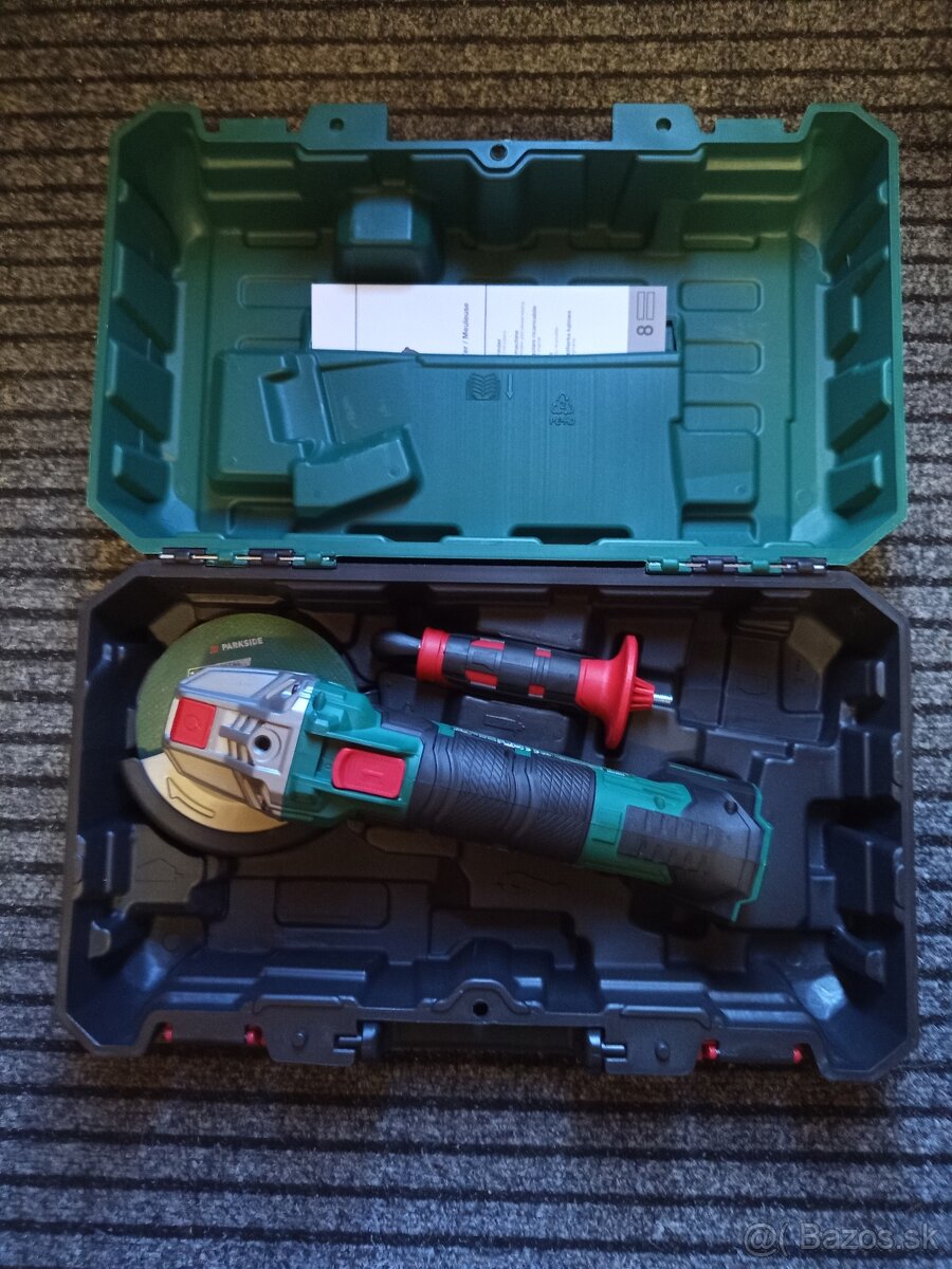 Parkside uhlová brúska PWSA 20 Li D4 - 3