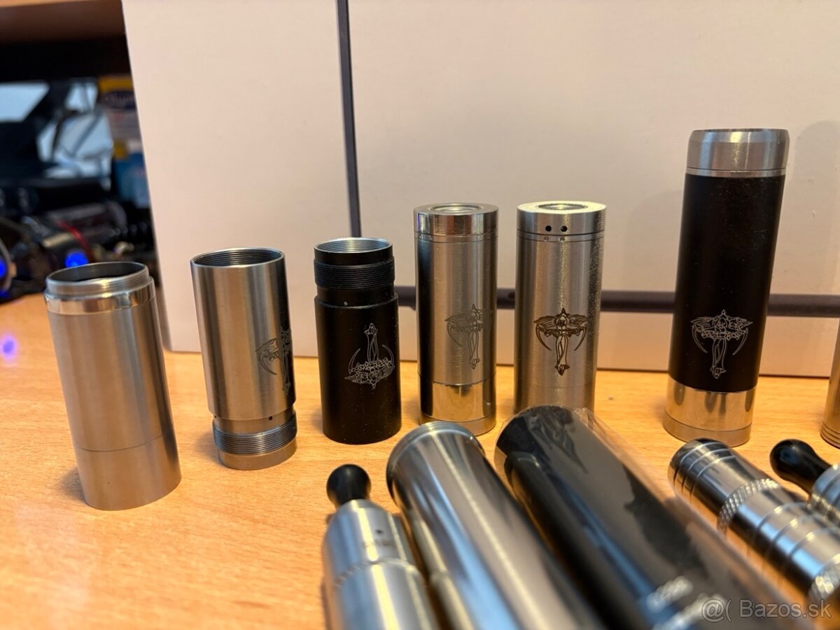 Vaping bateriove mody a atomizery - 3