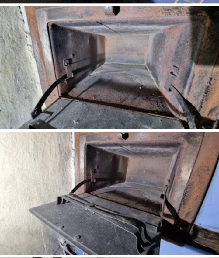 Stará rohová pec kachle - 3